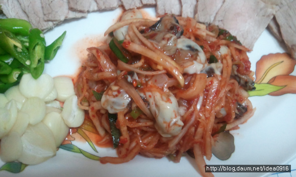 굴 보쌈