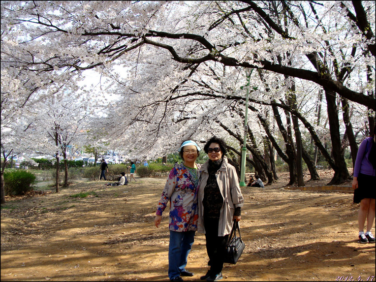어린이 대공원 성가대 집사님들과/2012. 4. 17