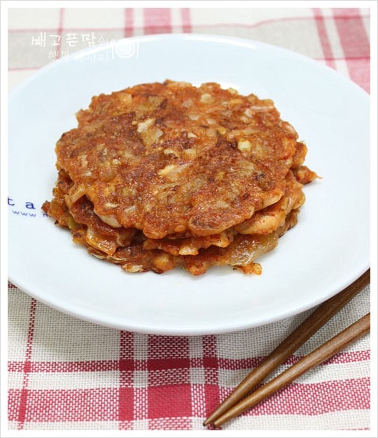 김치감자전