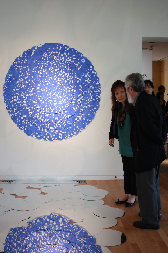 “작가 재조명-신성희, 한순자”展  오프닝 날