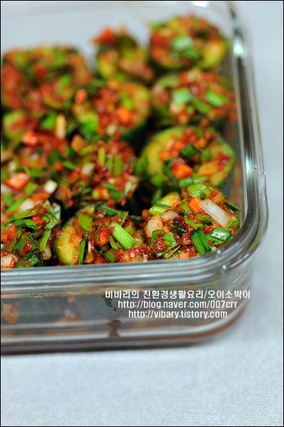 오이소박이 아삭하게 담는 법