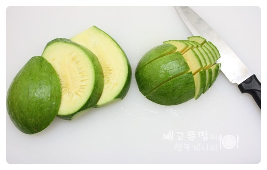 국물이 자작한...새우젓 호박나물.친횐경,요리,음식
