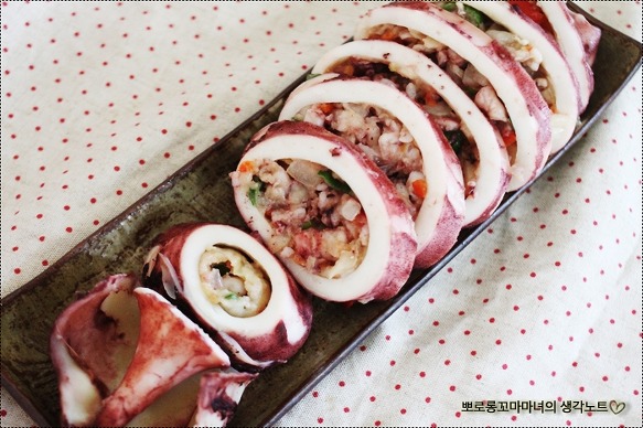 맛있는 오징어 순대 만드는 법