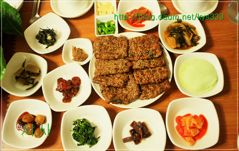 떡갈비 최강달인의집 새송정떡갈비...2012. 8월.