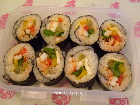 두릅 오징어 말이와 두릅 오징어 김밥