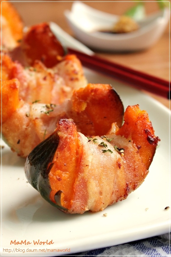 베이컨말이 단오학 마우리
