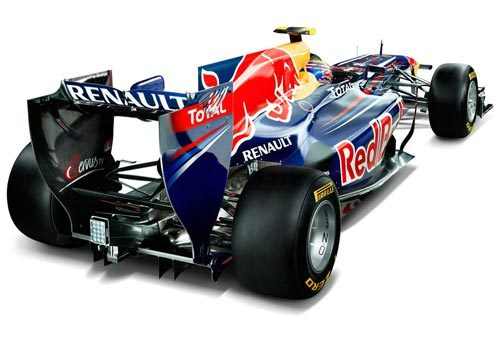 F1경주에 참가하는 자동차