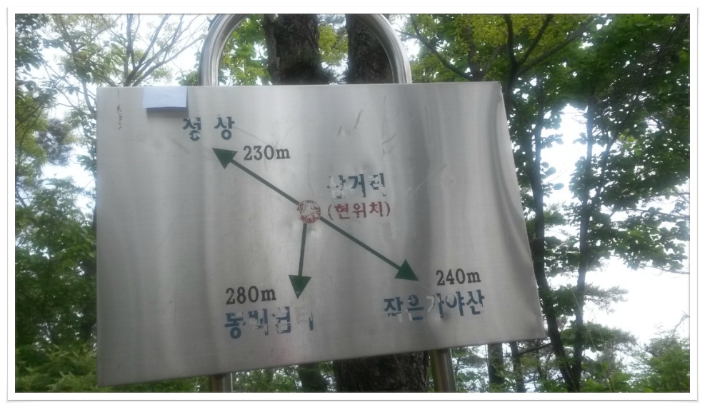 주말 오전 가야산에서...