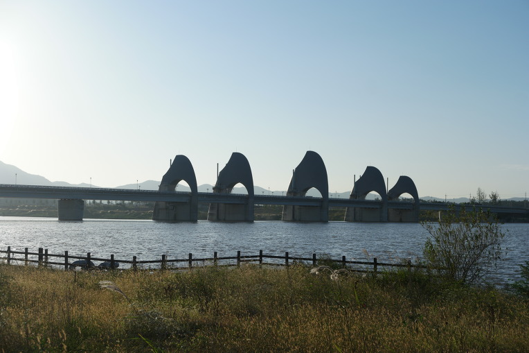 광주천에서 나주 승촌보까지 자전거를 타고..