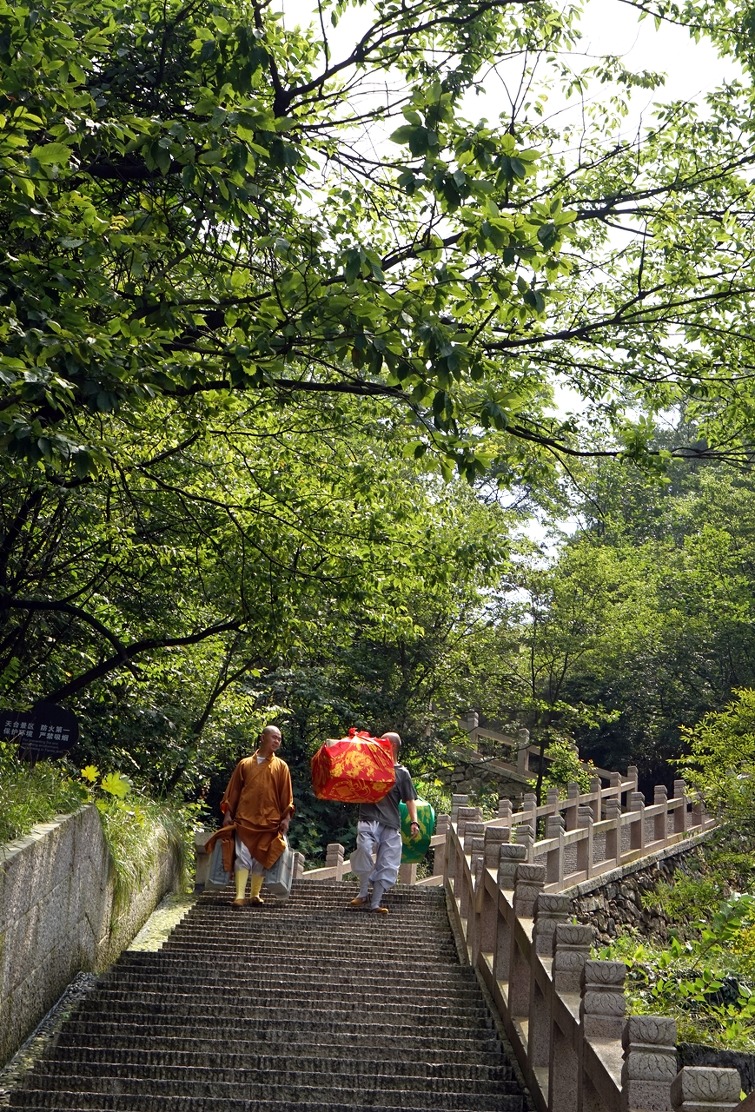 구화산의 스님들 