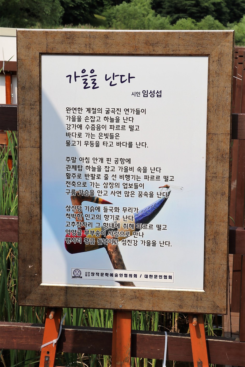 가을을 난다.     (시인 임성섭) 