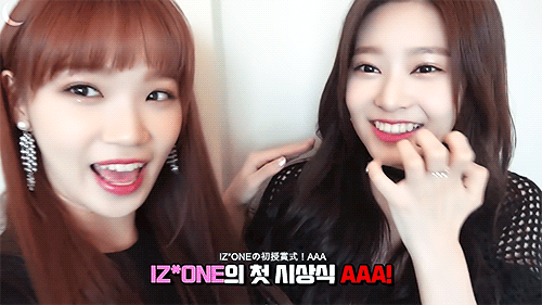 [아이즈원] 쌈무요정 &amp; 밍구리.jpgif | 인스티즈