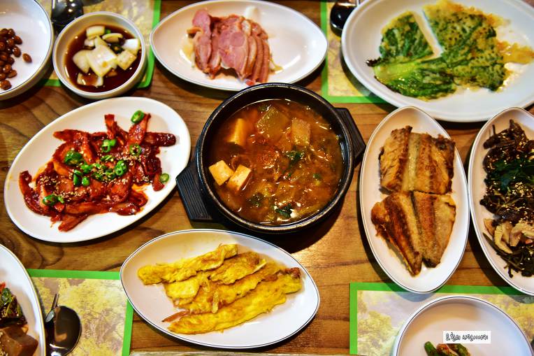 경상북도 청송겨울여행 청송맛집 주왕산 청솔식당의 산채 더덕구이정식 [청송가볼만한곳]