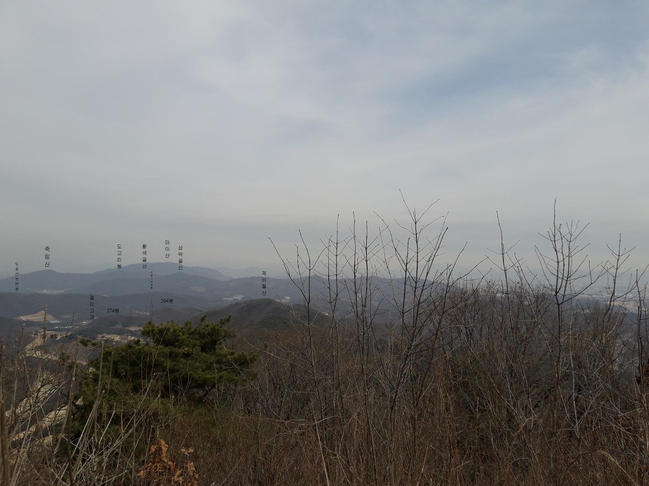 안성 관해봉과 칠장산,바가프미산 산행(2019년3월18일)